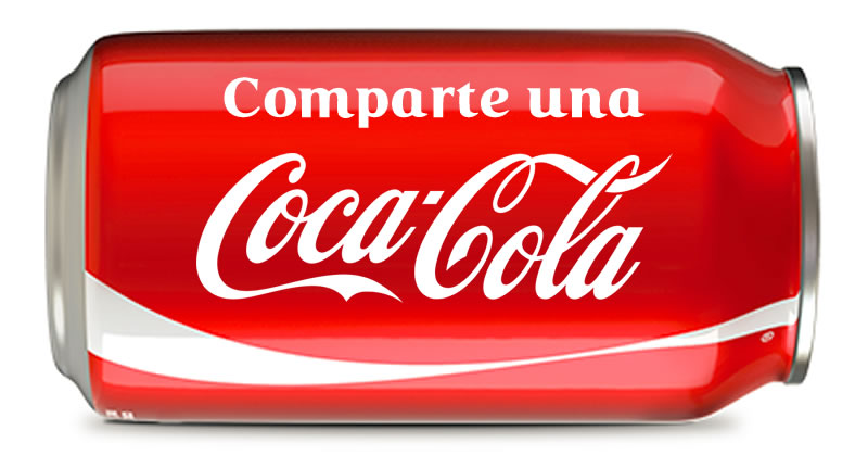 Comparte un Coca Cola con tu nombre